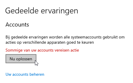 AccountProblemenOplossen